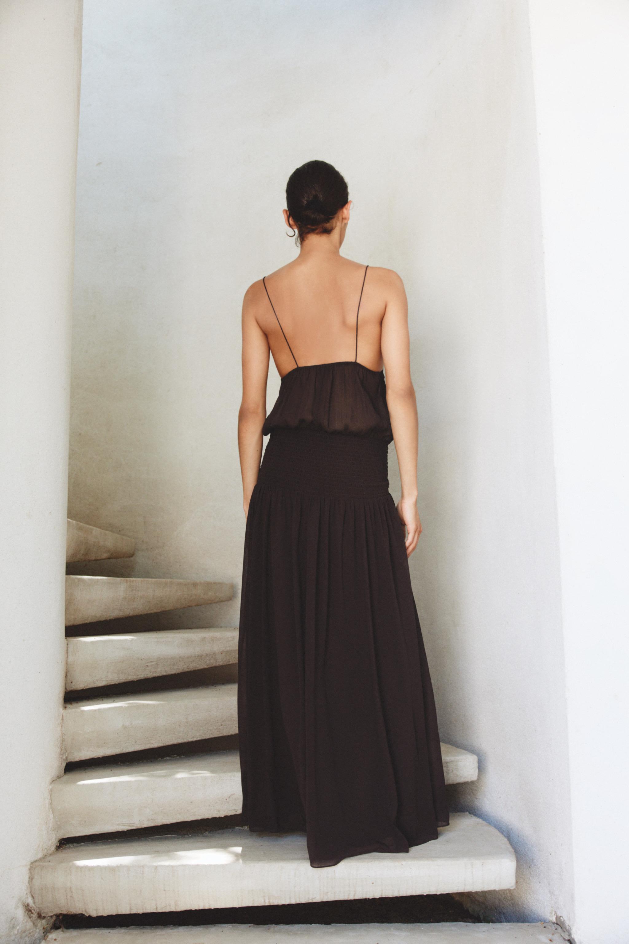 LACE STRAP DRESS